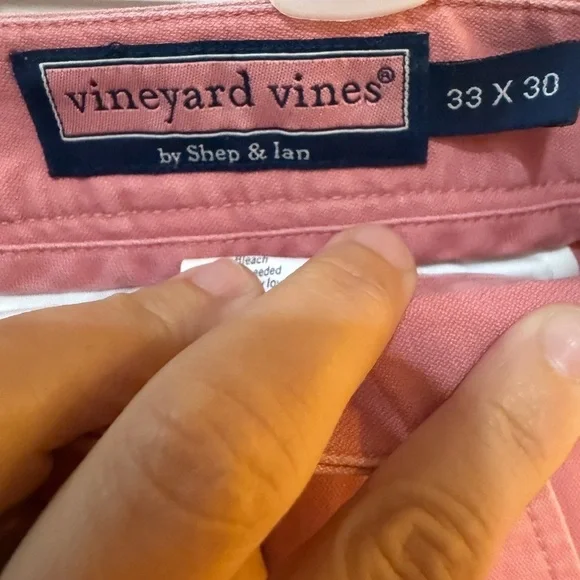 Vineyard Vines Pink Chino Pants Classic Style golf coastal vacation - Picture 3 of 4